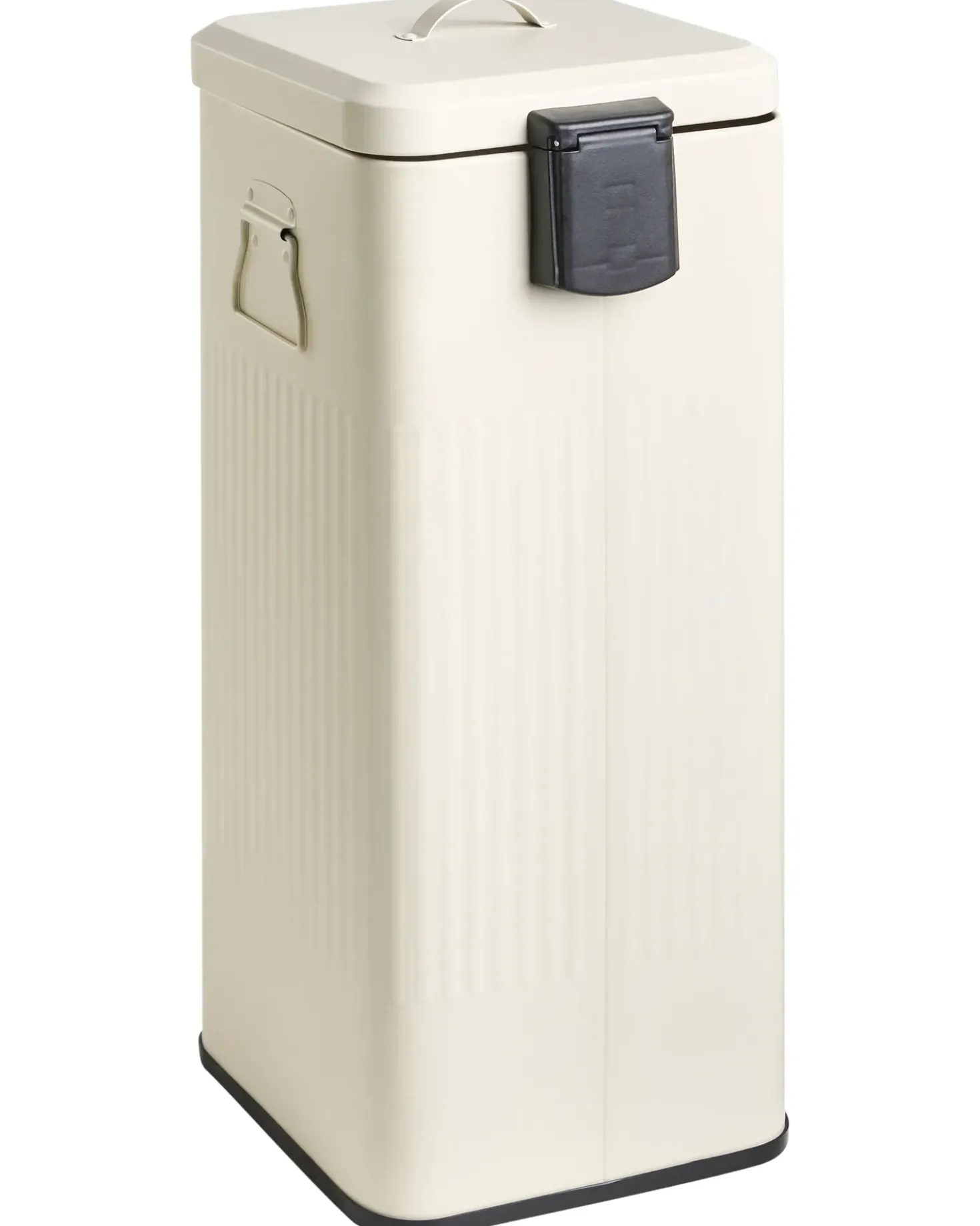 Cestino per i rifiuti 30 L ECOCOMFORT Metallo Beige