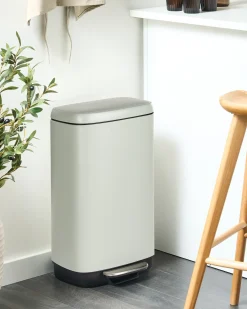 Cestino per i rifiuti 30 L ECOCOLLECT Metallo Verde chiaro