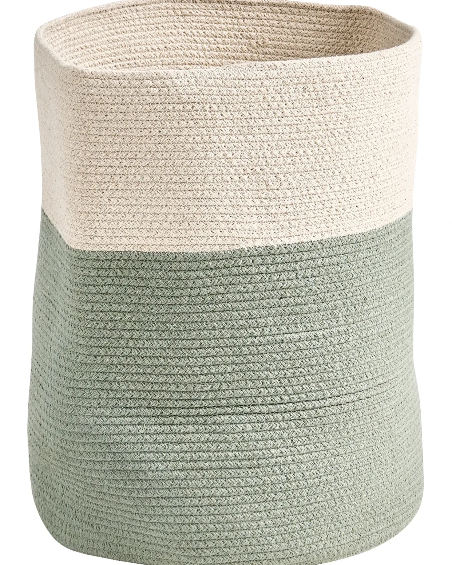 Cestino SILOPI Cotone Beige chiaro/Verde