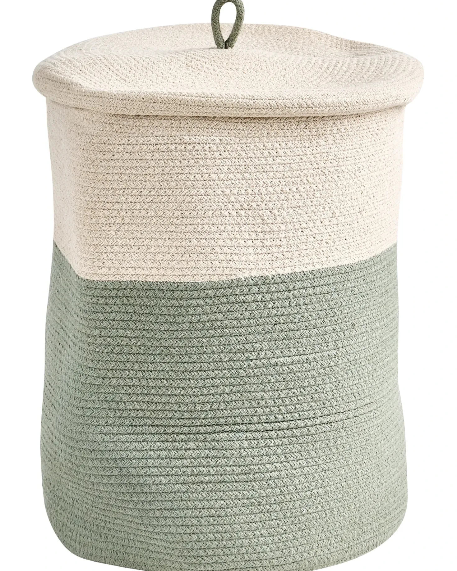 Cestino SILOPI Cotone Beige chiaro/Verde