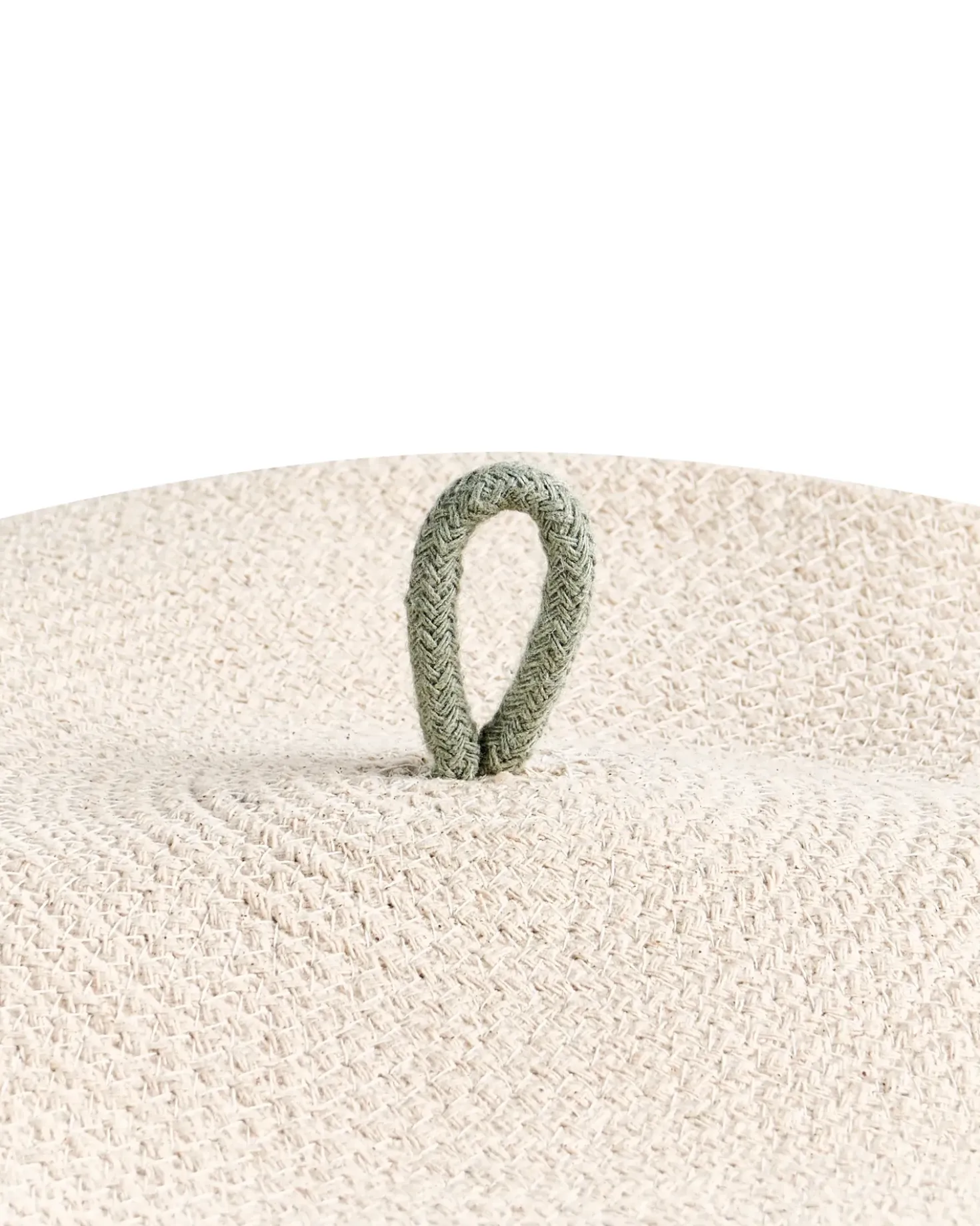 Cestino SILOPI Cotone Beige chiaro/Verde
