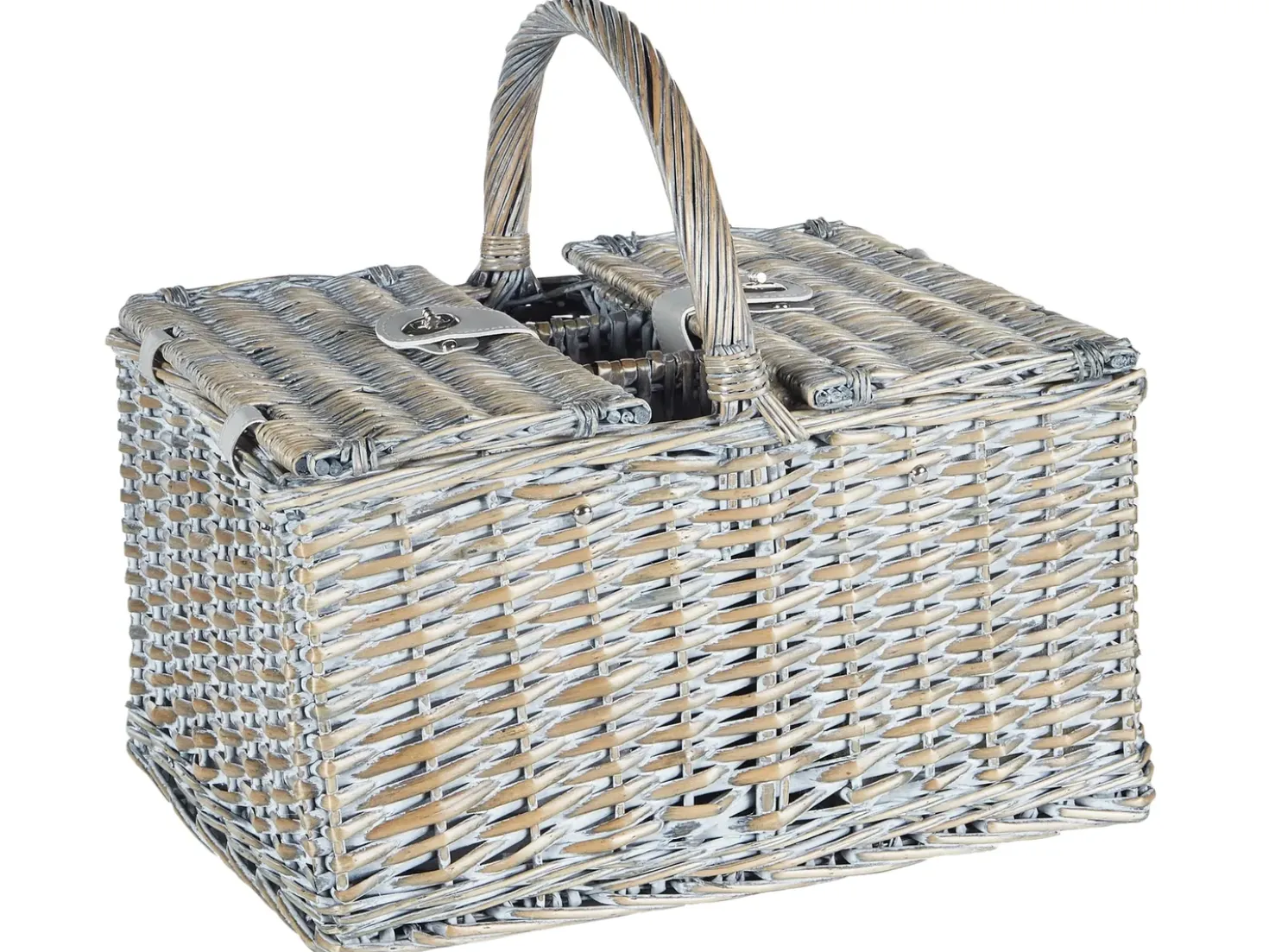 Cesto da Picnic GROSEILLE Vimini Grigio