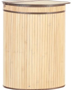 Cesto per la biancheria BADULLA Bambù Marrone chiaro 57 L