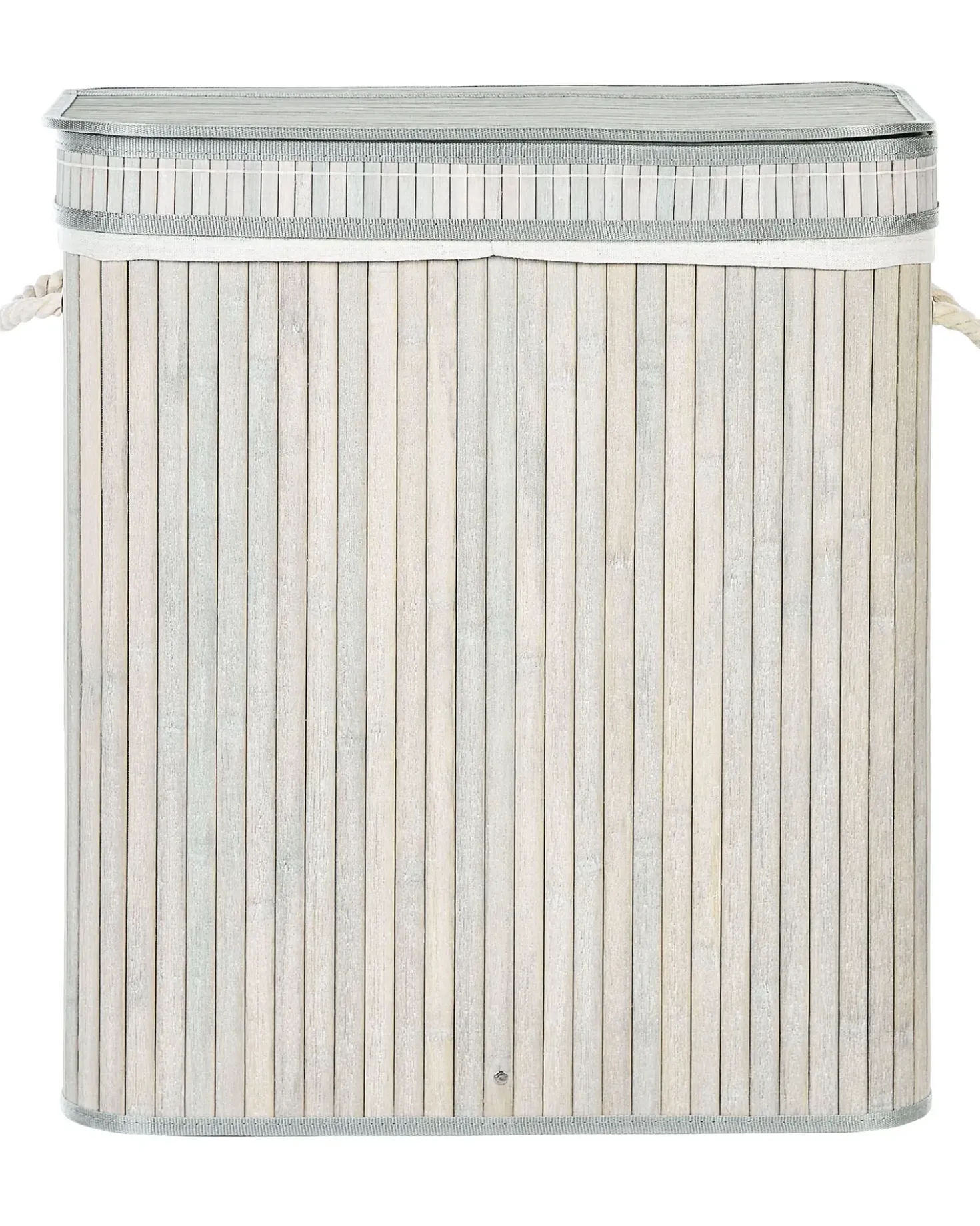 Cesto per la biancheria KALTHOTA Bambù Grigio 100 L