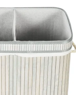 Cesto per la biancheria KALTHOTA Bambù Grigio 100 L
