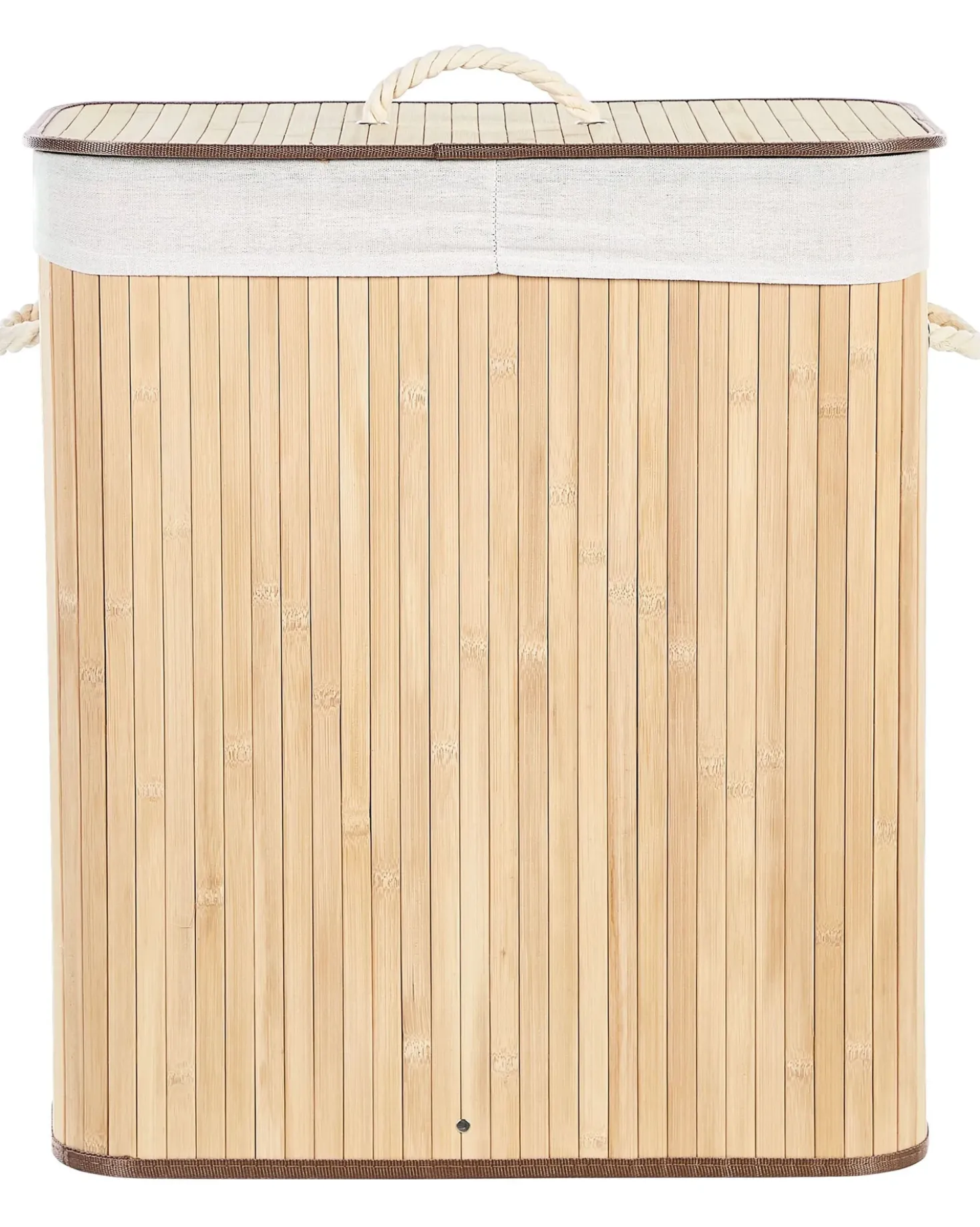 Cesto per la biancheria KANDY Bambù Marrone chiaro 100 L