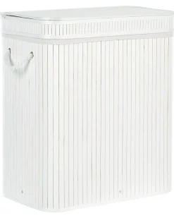 Cesto per la biancheria KALTHOTA Bambù Bianco 100 L