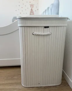 Cesto per la biancheria KALUTARA Bambù Bianco 72 L