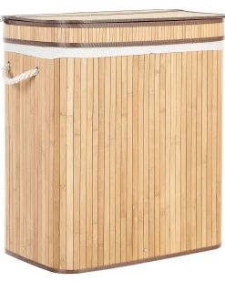 Cesto per la biancheria KALTHOTA Bambù Marrone chiaro 100 L