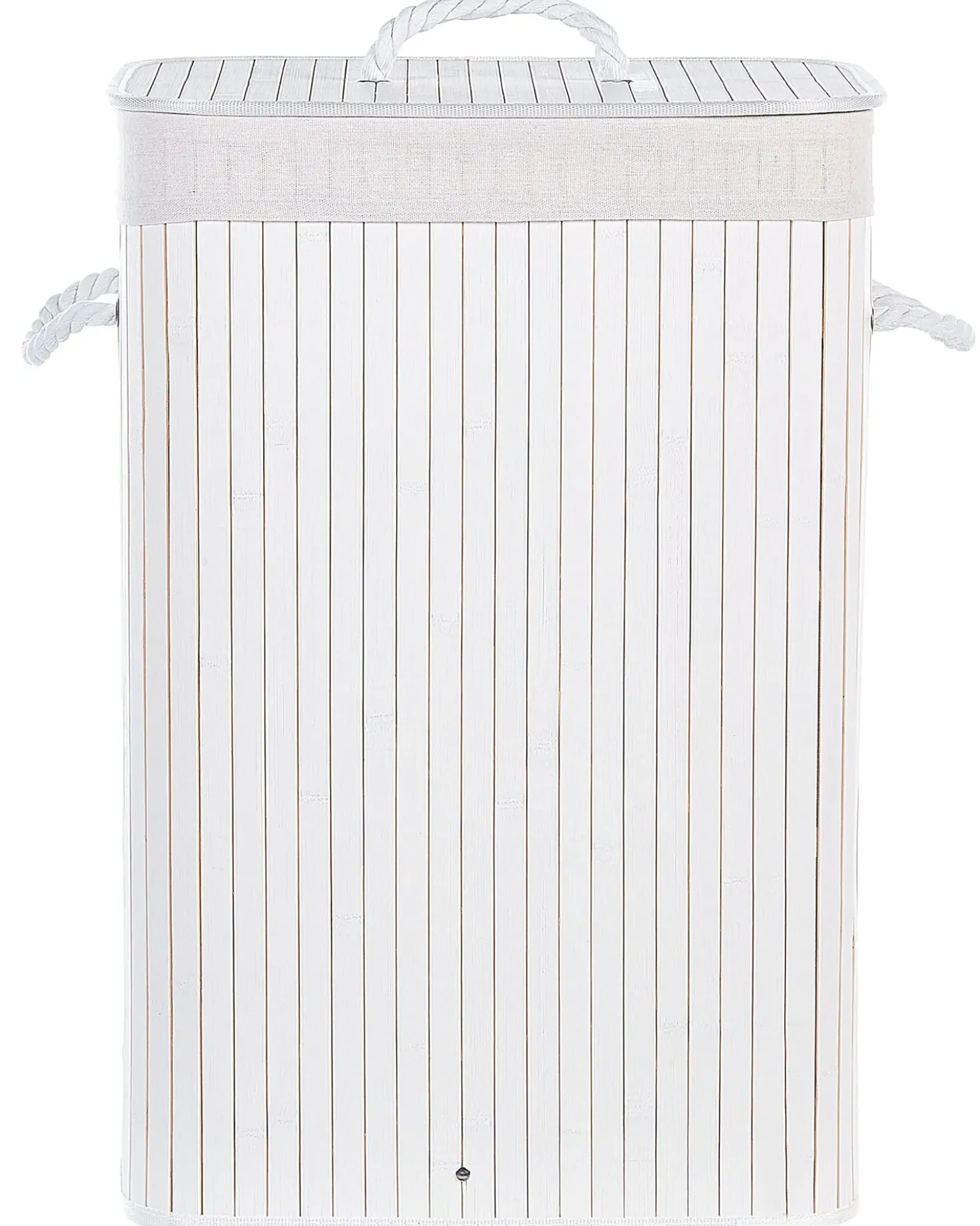 Cesto per la biancheria KOMARI Bambù Bianco 72 L