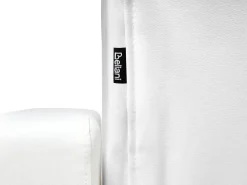 Chaise longue ABERDEEN Pelle sintetica Bianco