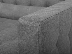 Chaise longue ABERDEEN Tessuto Grigio