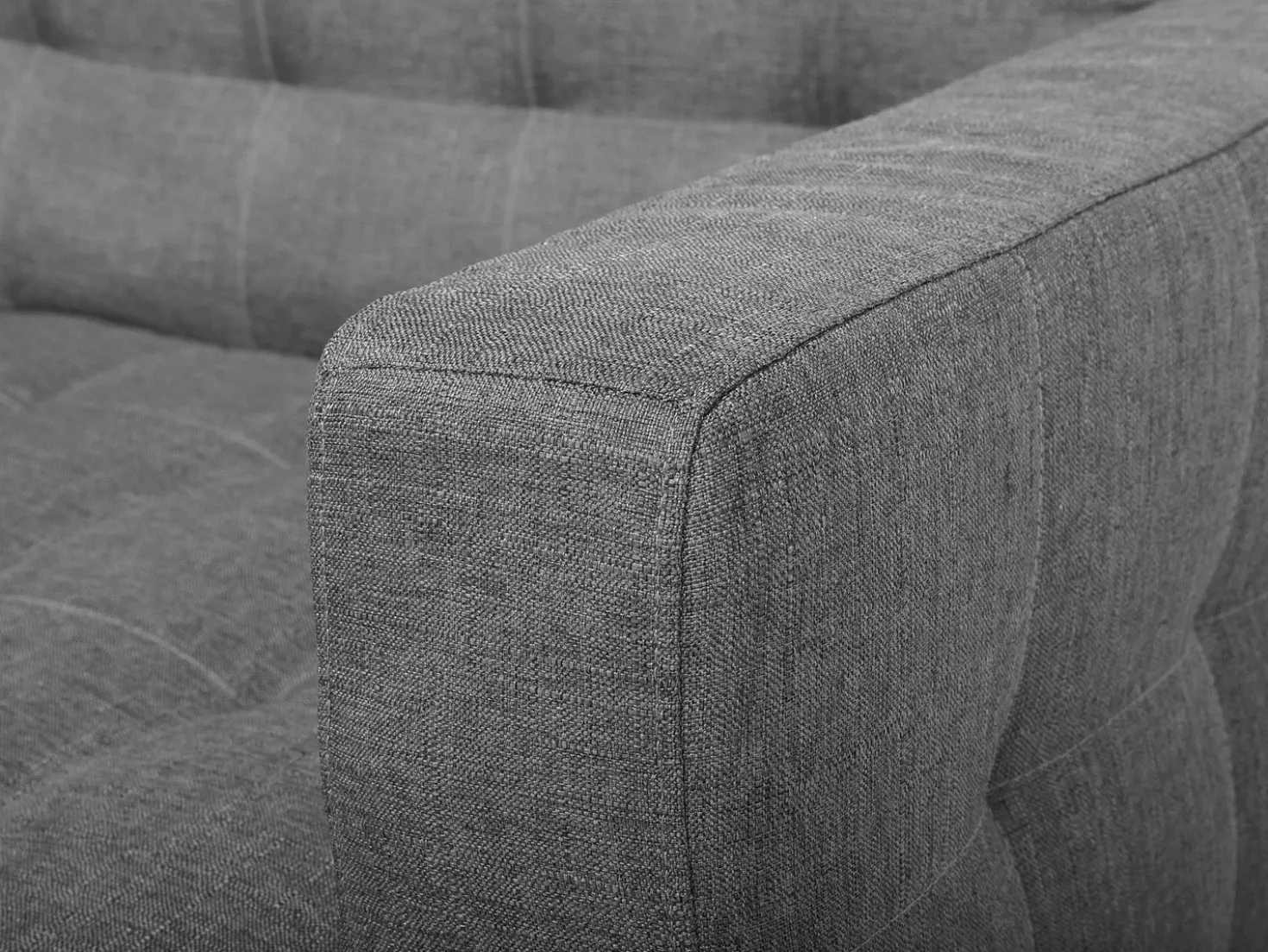 Chaise longue ABERDEEN Tessuto Grigio