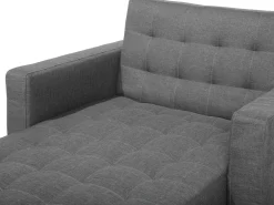 Chaise longue ABERDEEN Tessuto Grigio