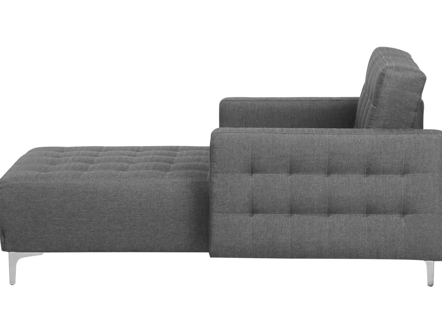 Chaise longue ABERDEEN Tessuto Grigio