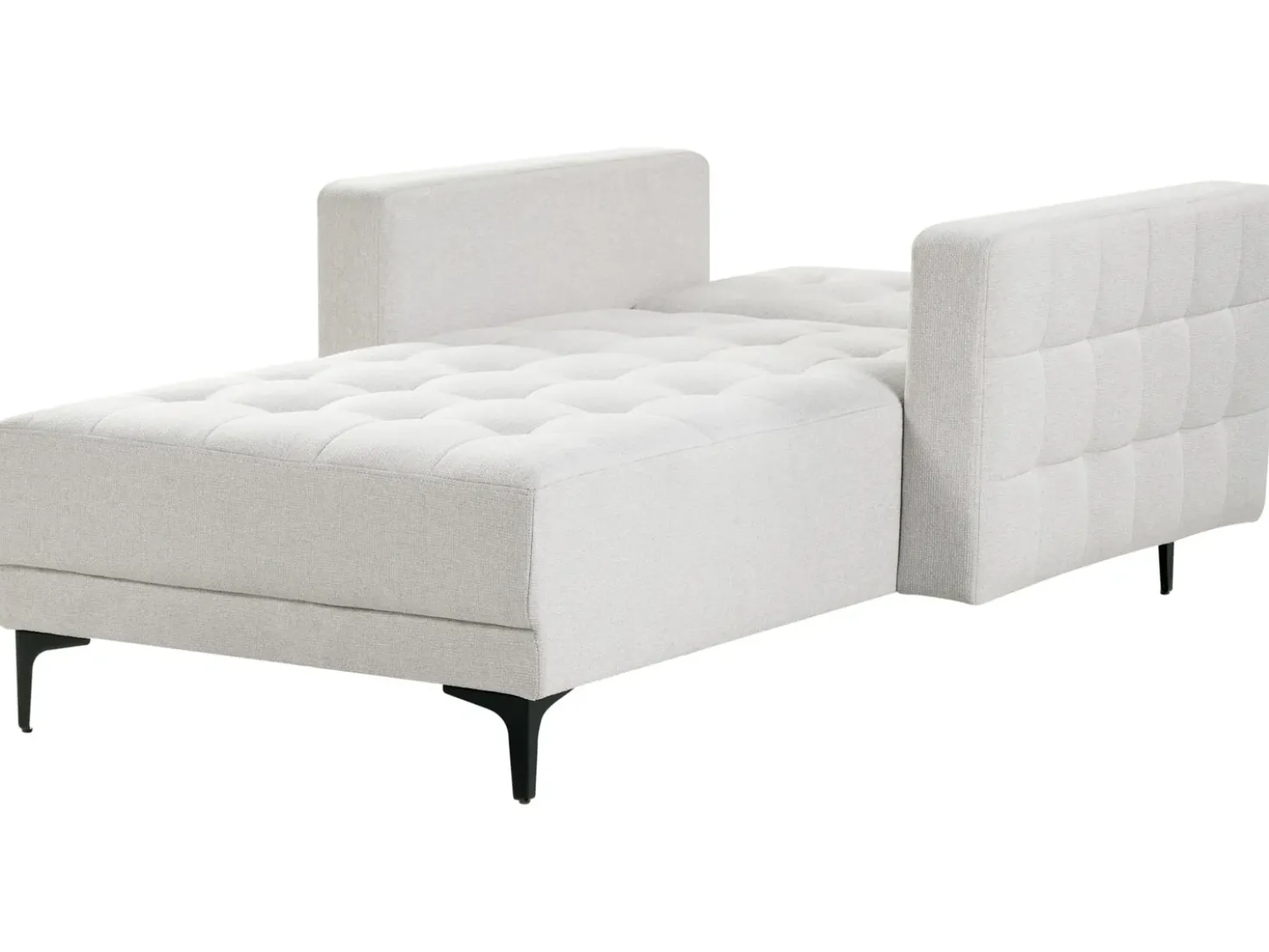 Chaise longue ABERDEEN Tessuto Grigio chiaro