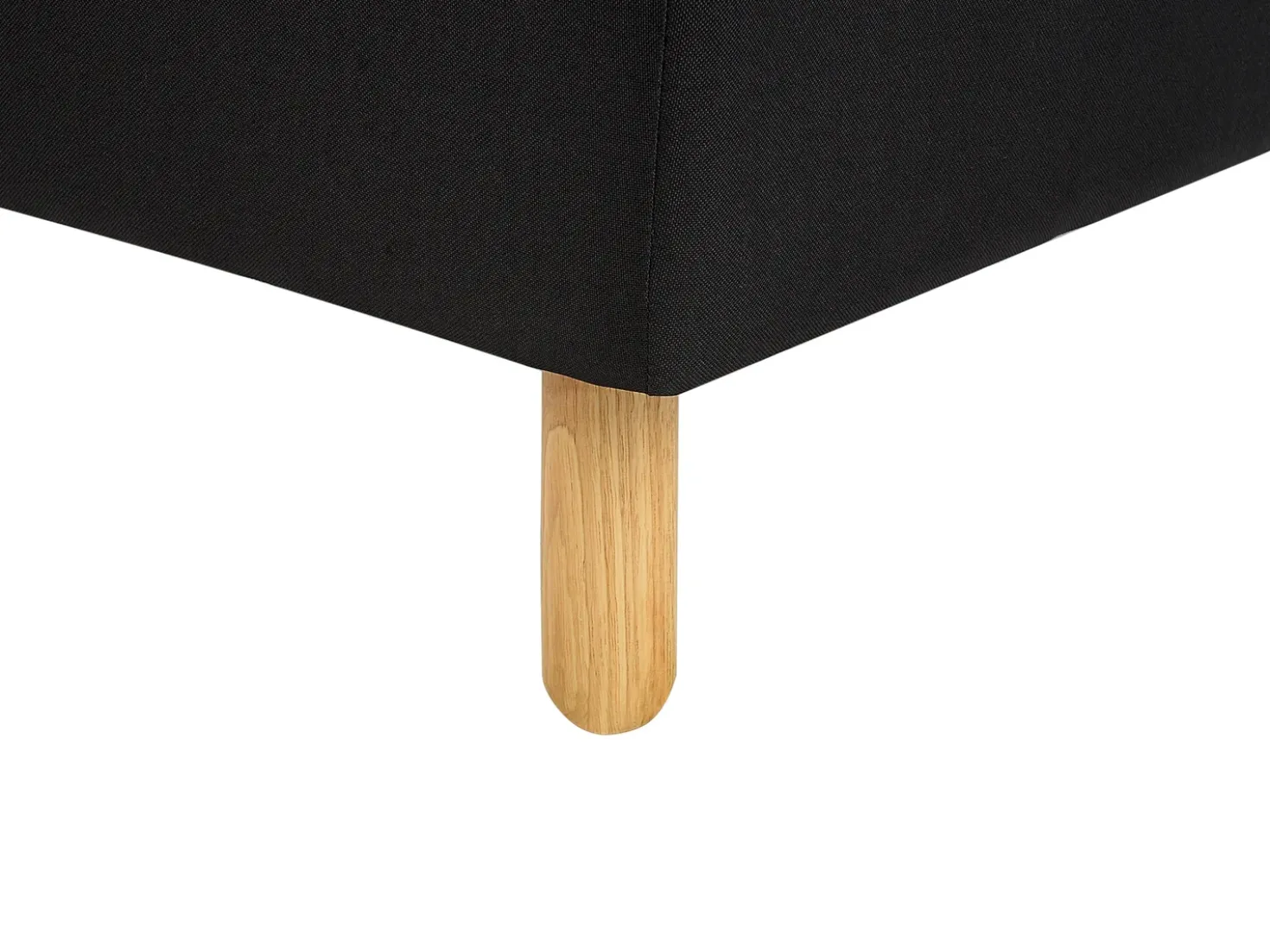Chaise longue ALSTEN Tessuto Nero