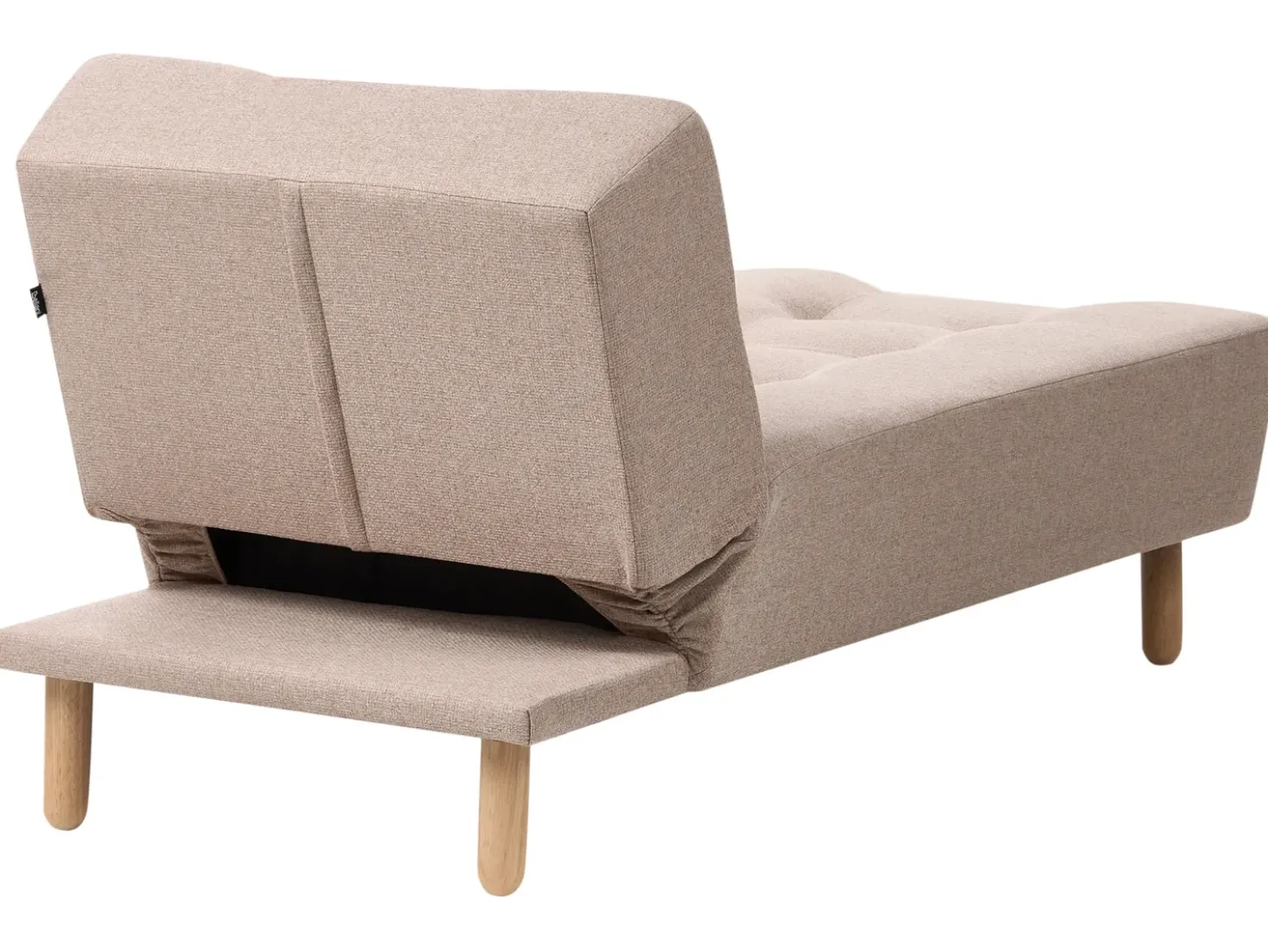 Chaise longue ALSTEN Tessuto Beige