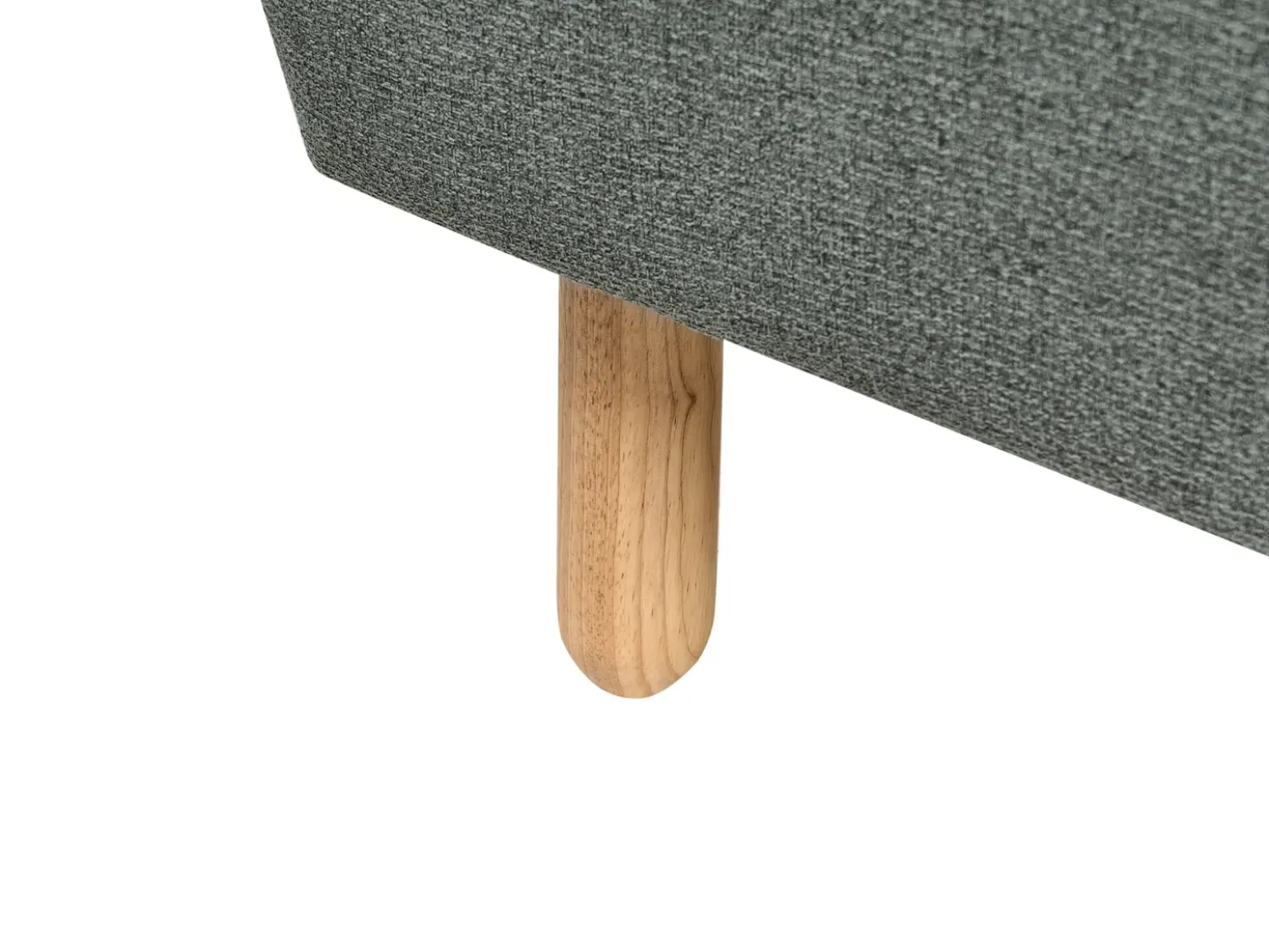 Chaise longue ALSTEN Tessuto Verde