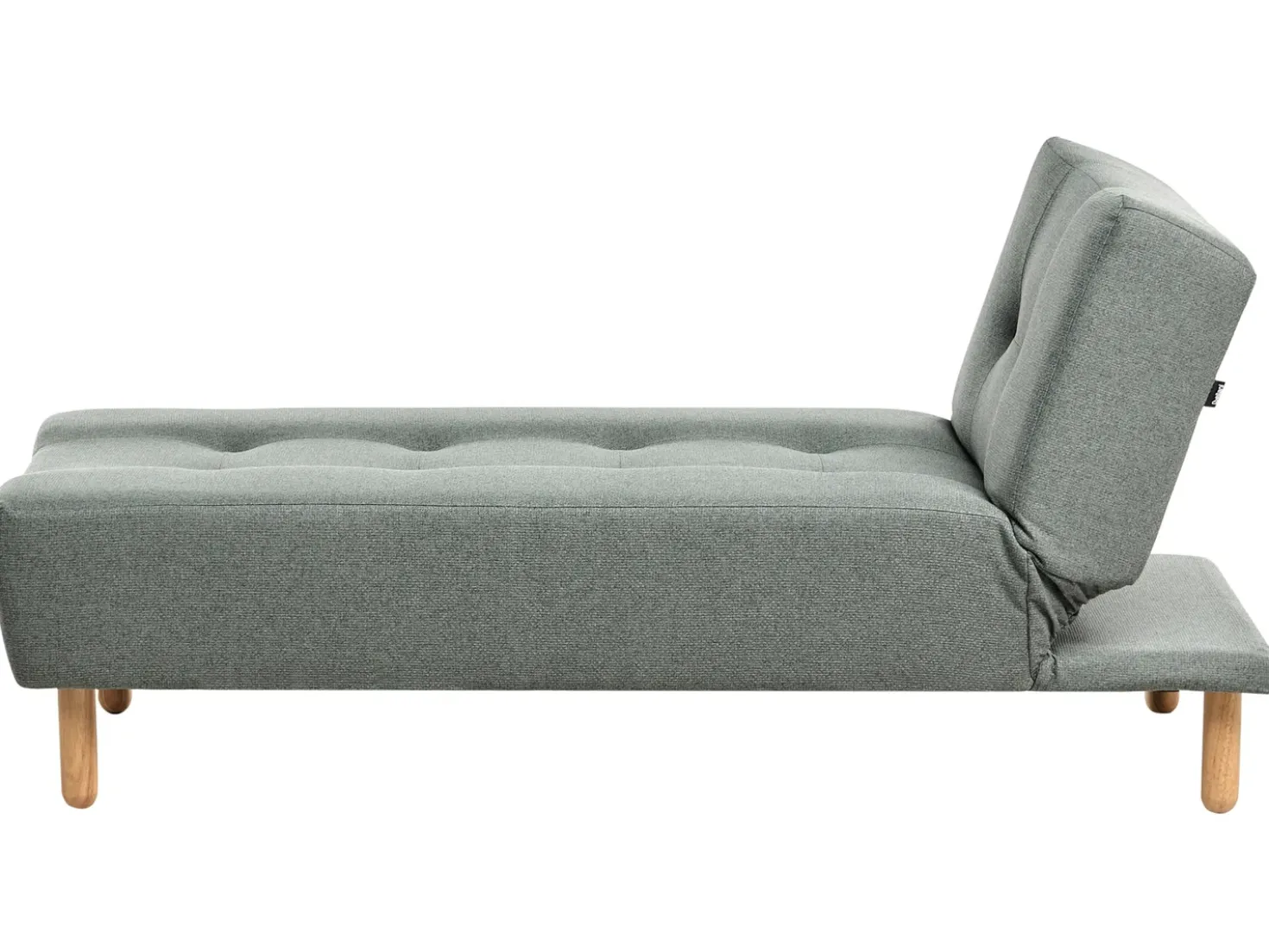 Chaise longue ALSTEN Tessuto Verde