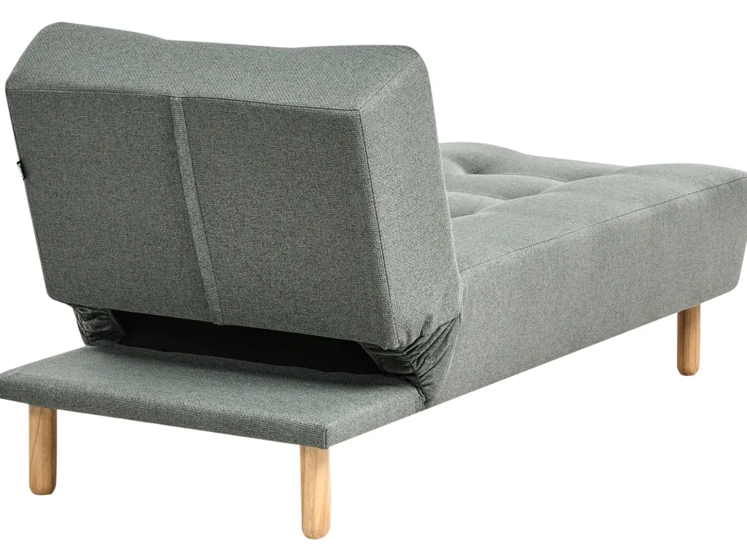 Chaise longue ALSTEN Tessuto Verde