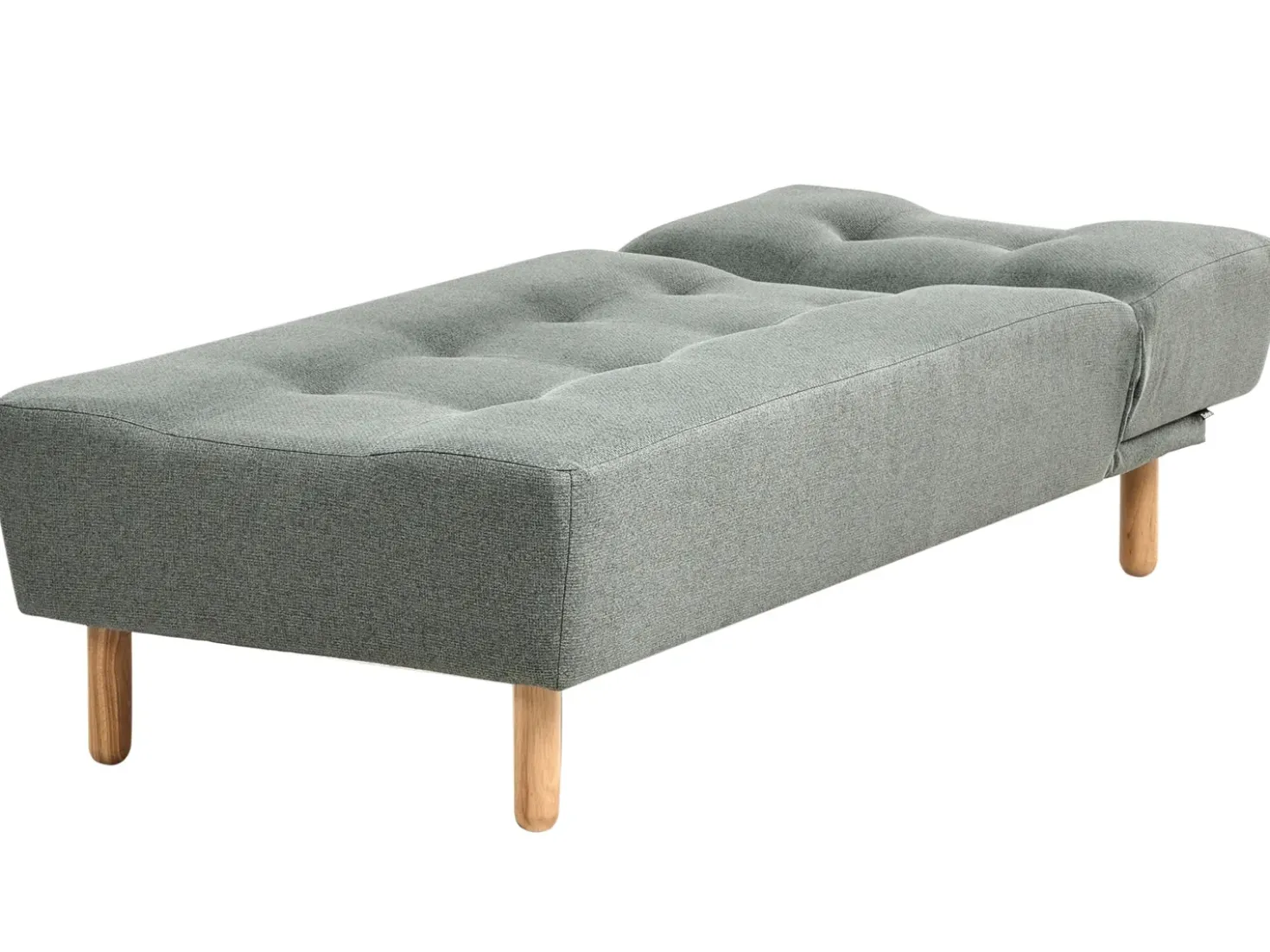 Chaise longue ALSTEN Tessuto Verde