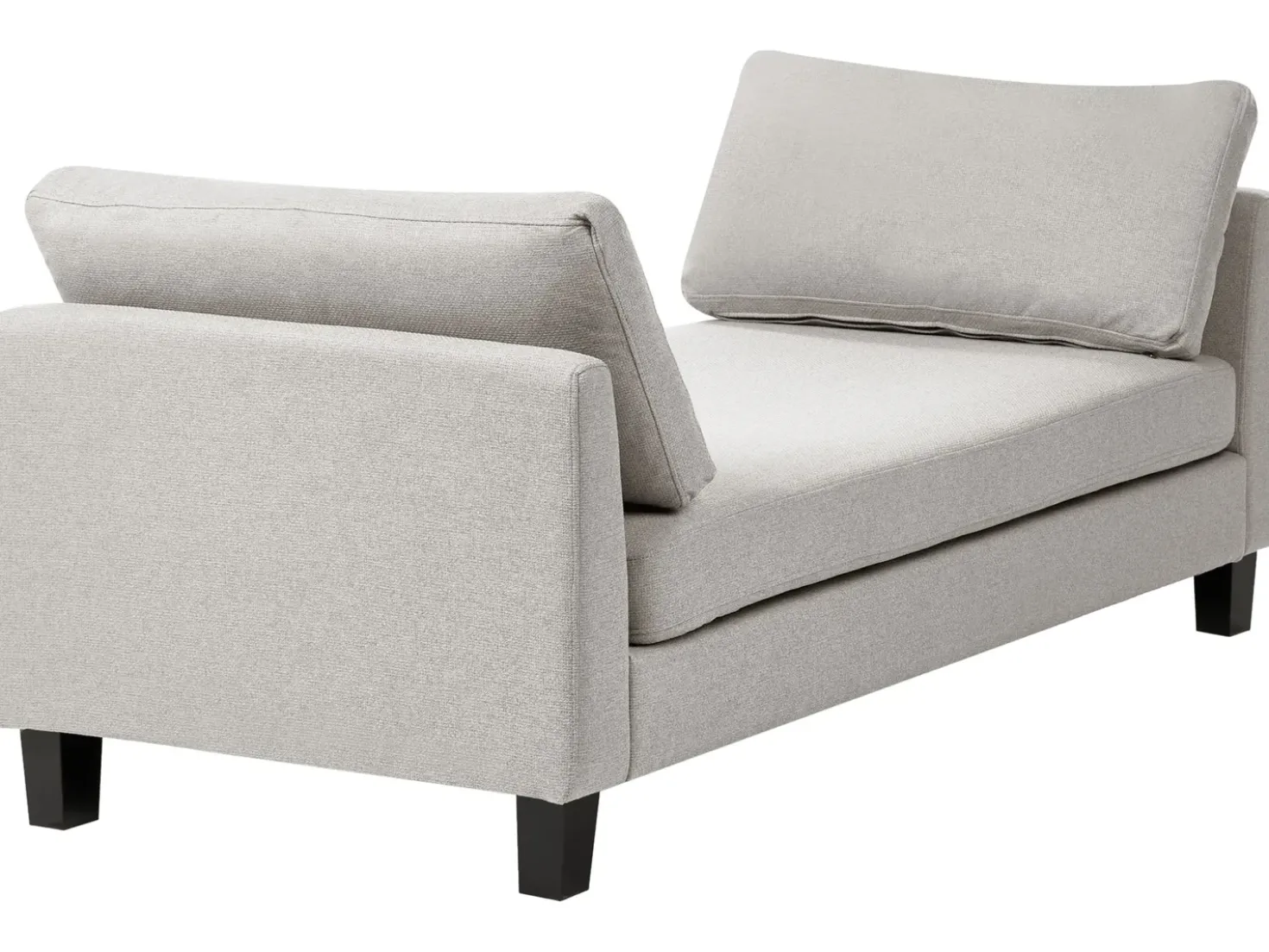 Chaise longue ARCHIANE Tessuto Grigio chiaro