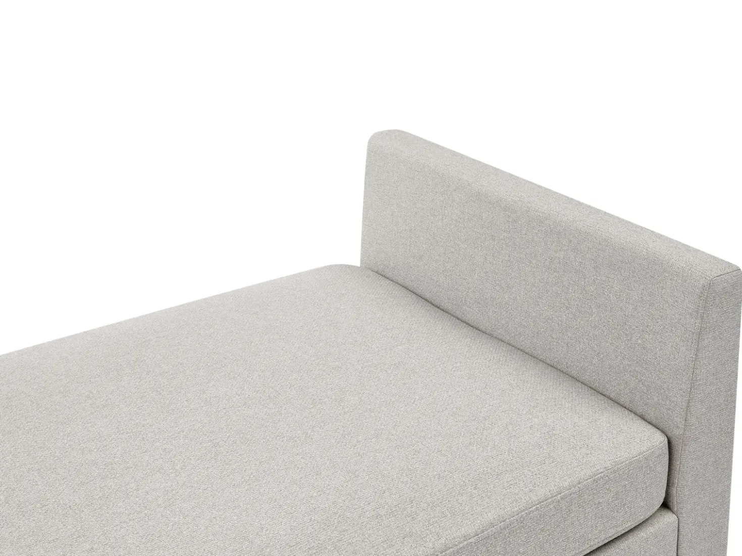 Chaise longue ARCHIANE Tessuto Grigio chiaro
