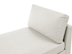 Chaise longue ARCHIANE Tessuto Beige chiaro
