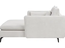 Chaise longue CHARMES Tessuto Beige chiaro