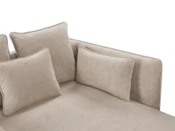 Chaise longue CHARMES Tessuto Tortora