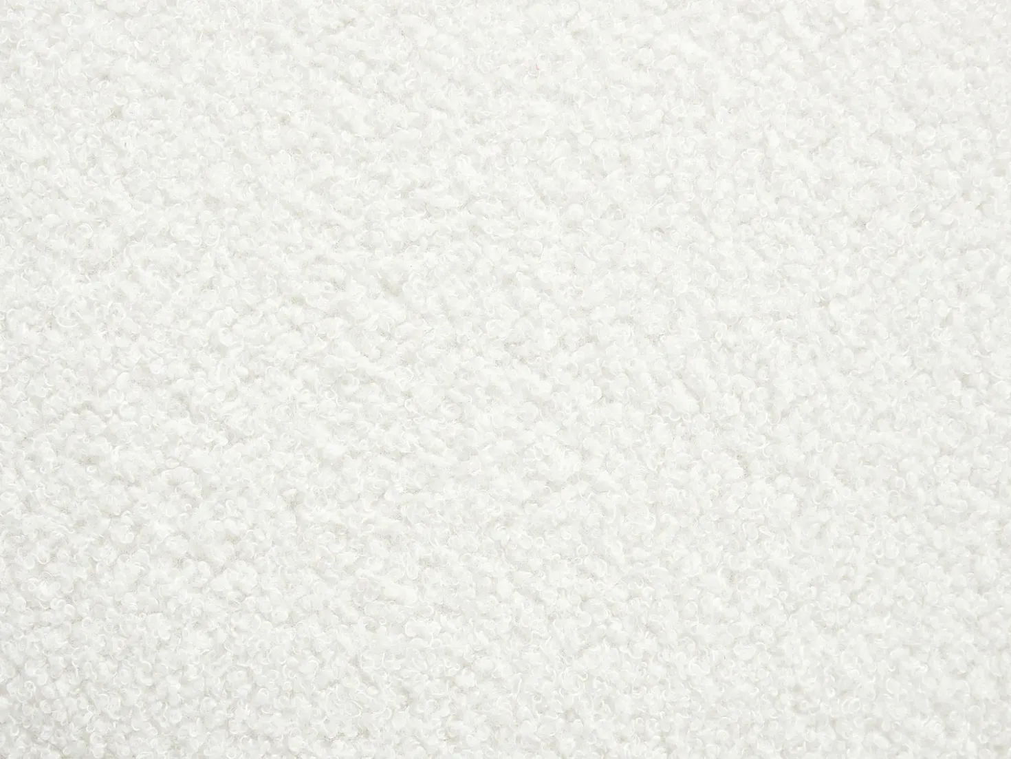 Chaise longue CHINON Bouclé Bianco