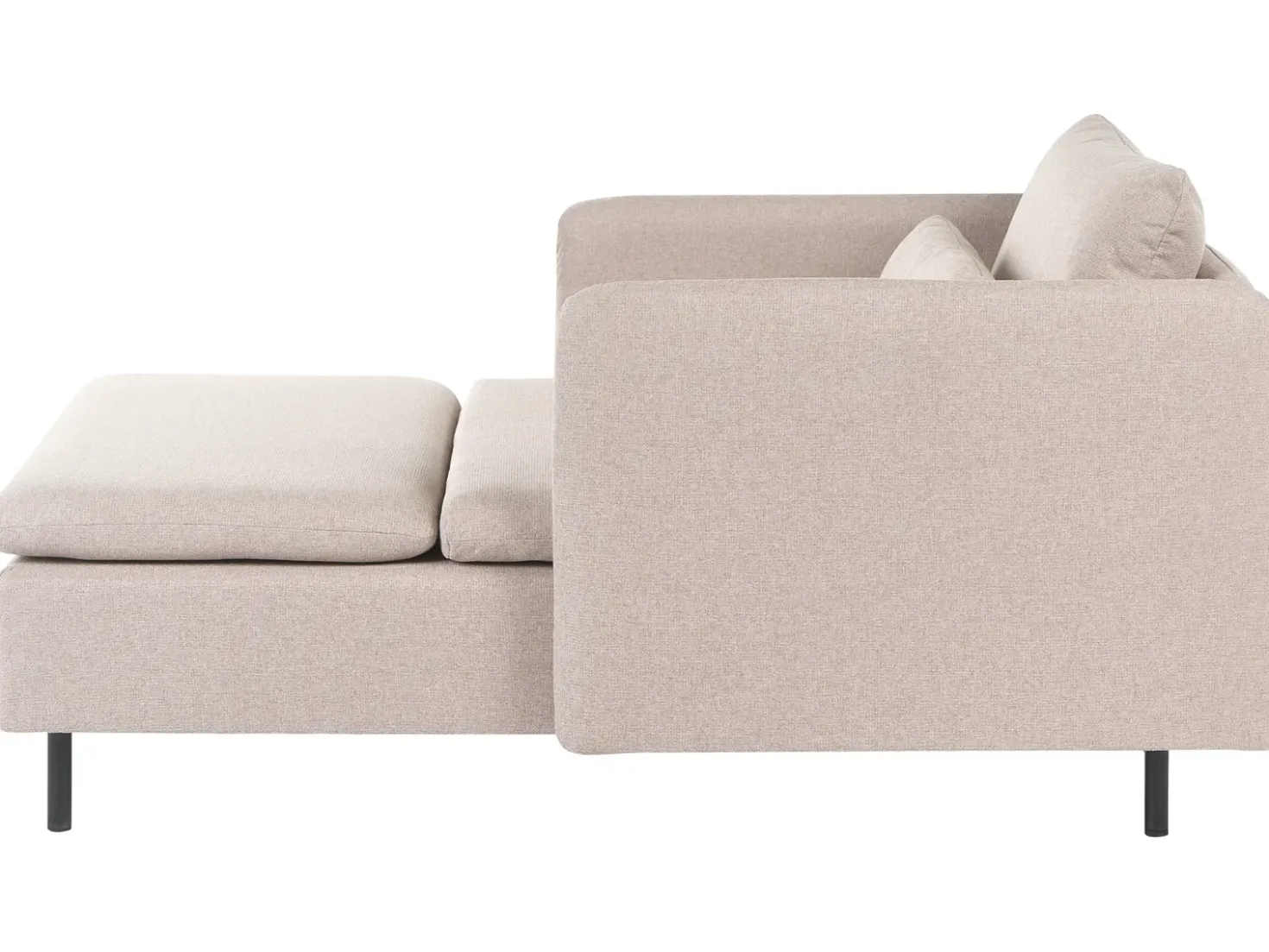 Chaise longue EGERIS Tessuto Beige