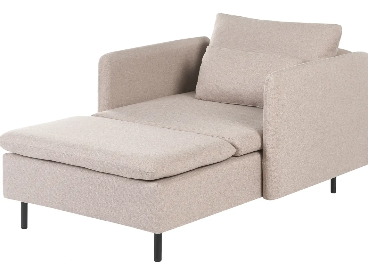 Chaise longue EGERIS Tessuto Beige