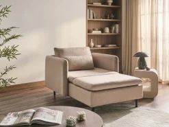 Chaise longue EGERIS Tessuto Beige