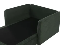 Chaise longue EGERIS Velluto a coste Verde scuro