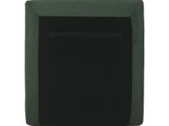 Chaise longue EGERIS Velluto a coste Verde scuro