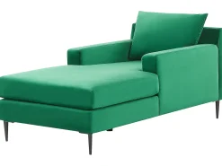 Chaise longue GUERET Velluto Verde