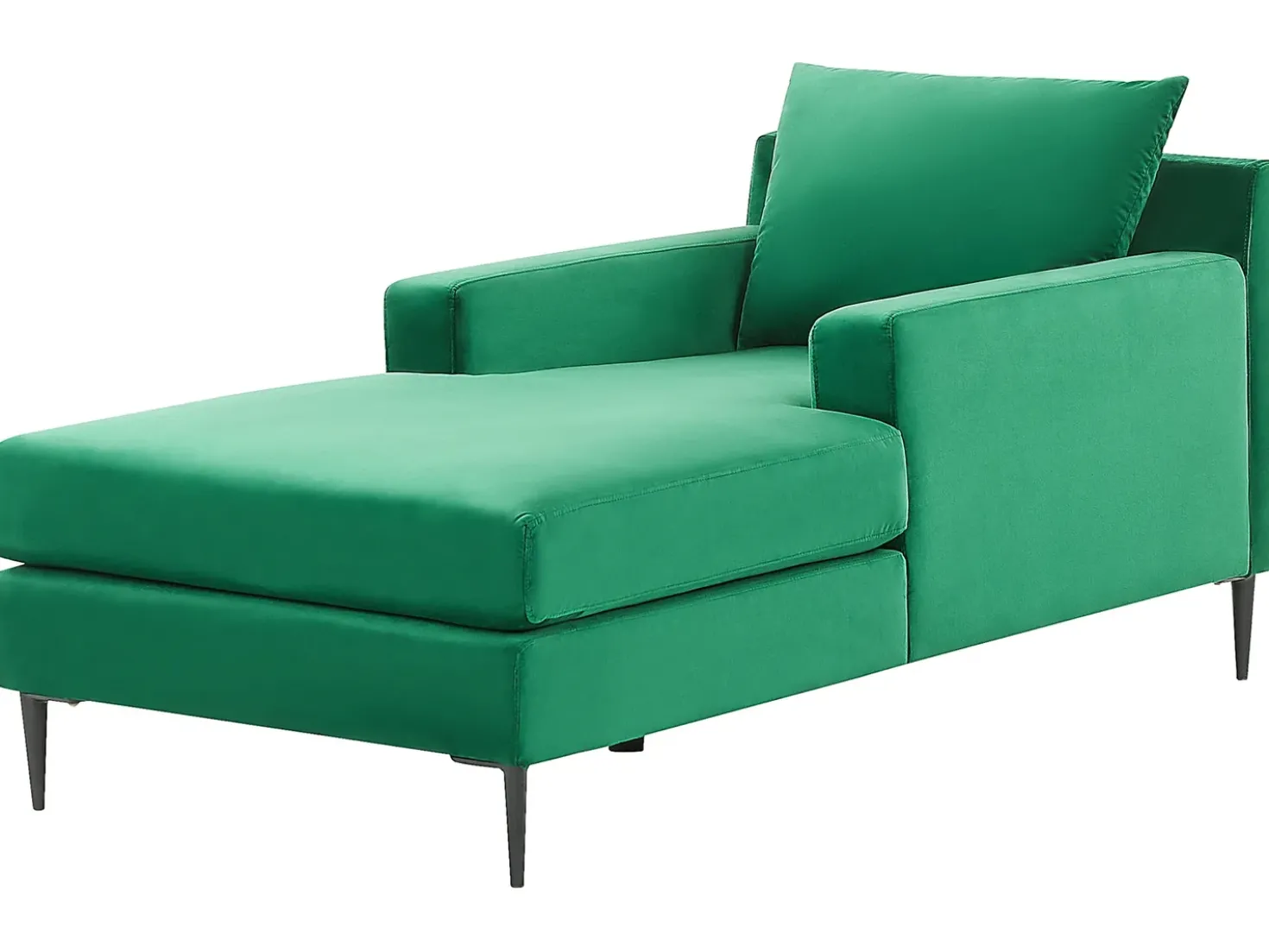 Chaise longue GUERET Velluto Verde