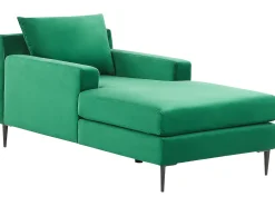 Chaise longue GUERET Velluto Verde