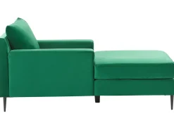 Chaise longue GUERET Velluto Verde