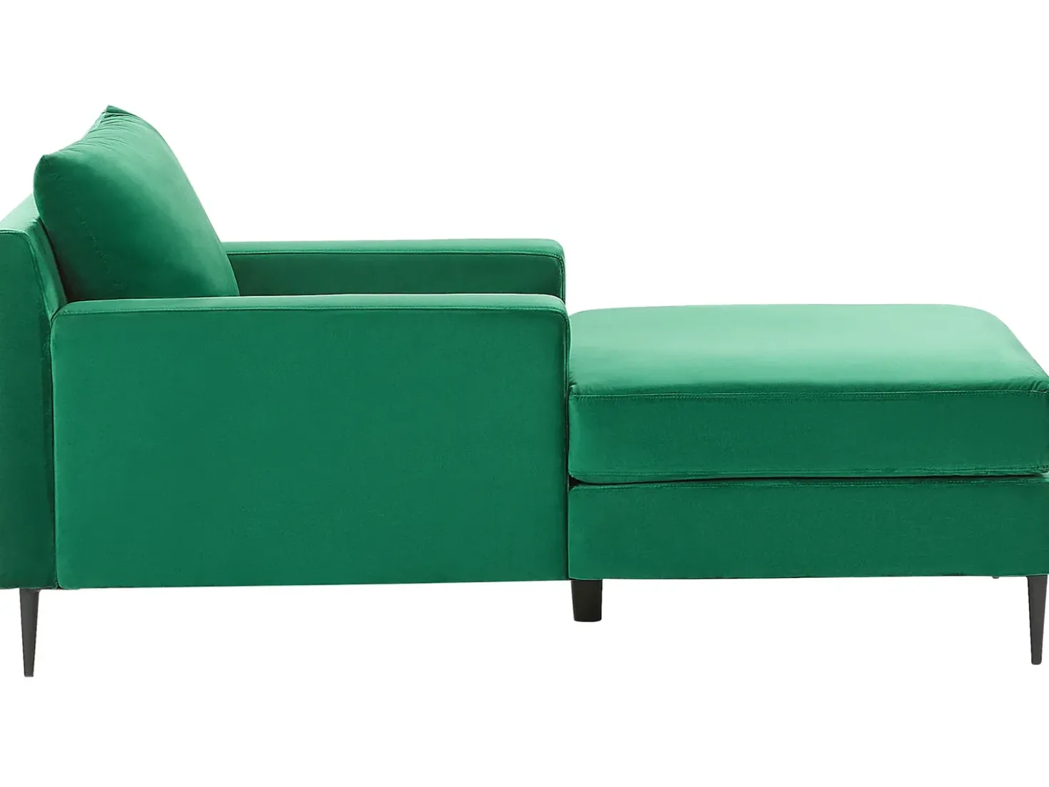 Chaise longue GUERET Velluto Verde