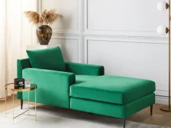 Chaise longue GUERET Velluto Verde