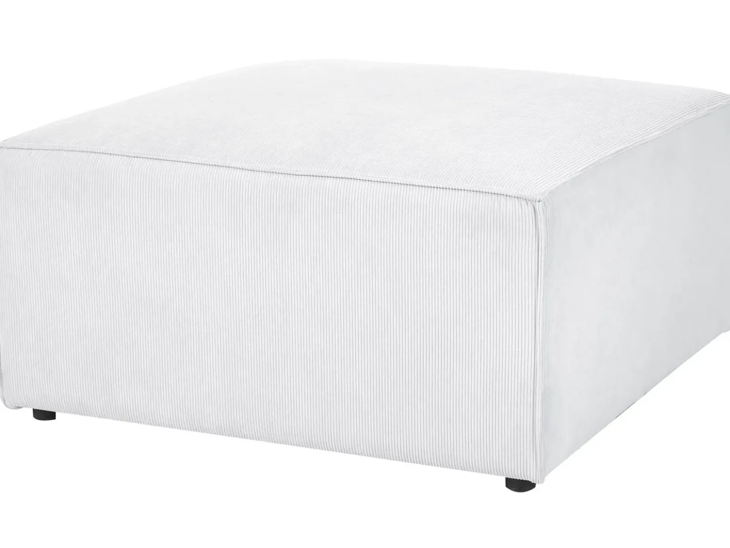 Chaise longue LEMVIG Velluto a coste Bianco sporco