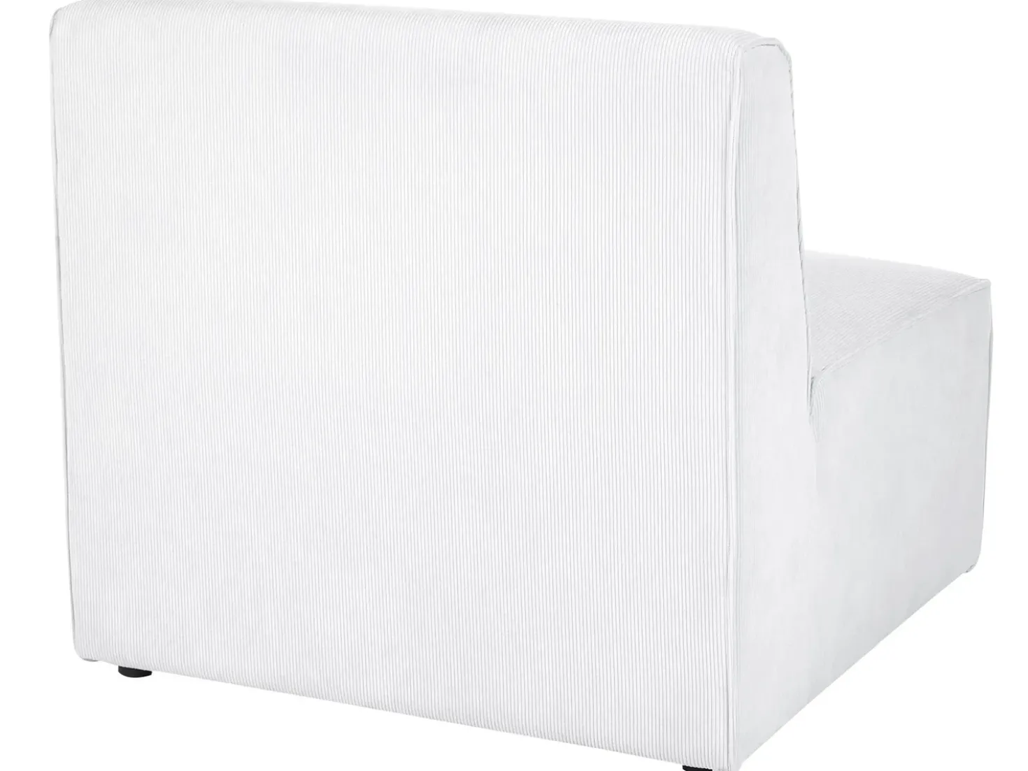 Chaise longue LEMVIG Velluto a coste Bianco sporco