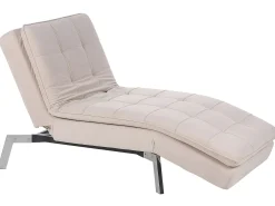 Chaise longue LOIRET Velluto Beige