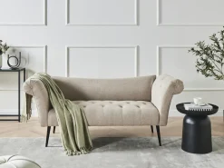 Chaise longue NANTILLY Tessuto Marrone chiaro