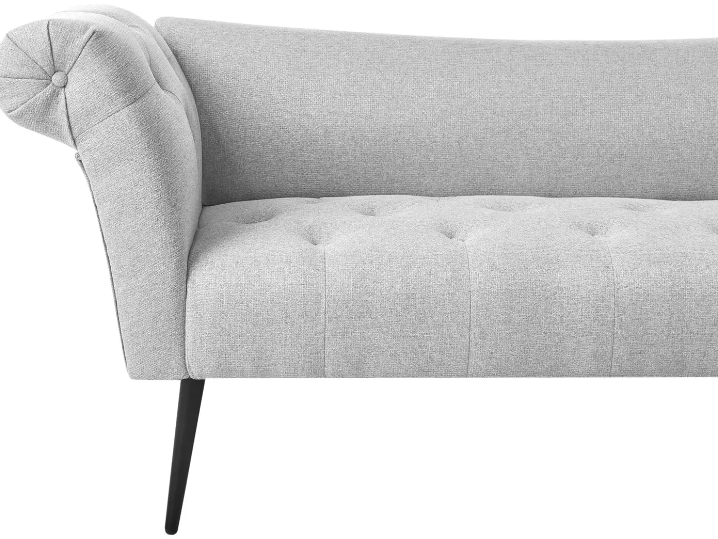 Chaise longue NANTILLY Tessuto Grigio chiaro