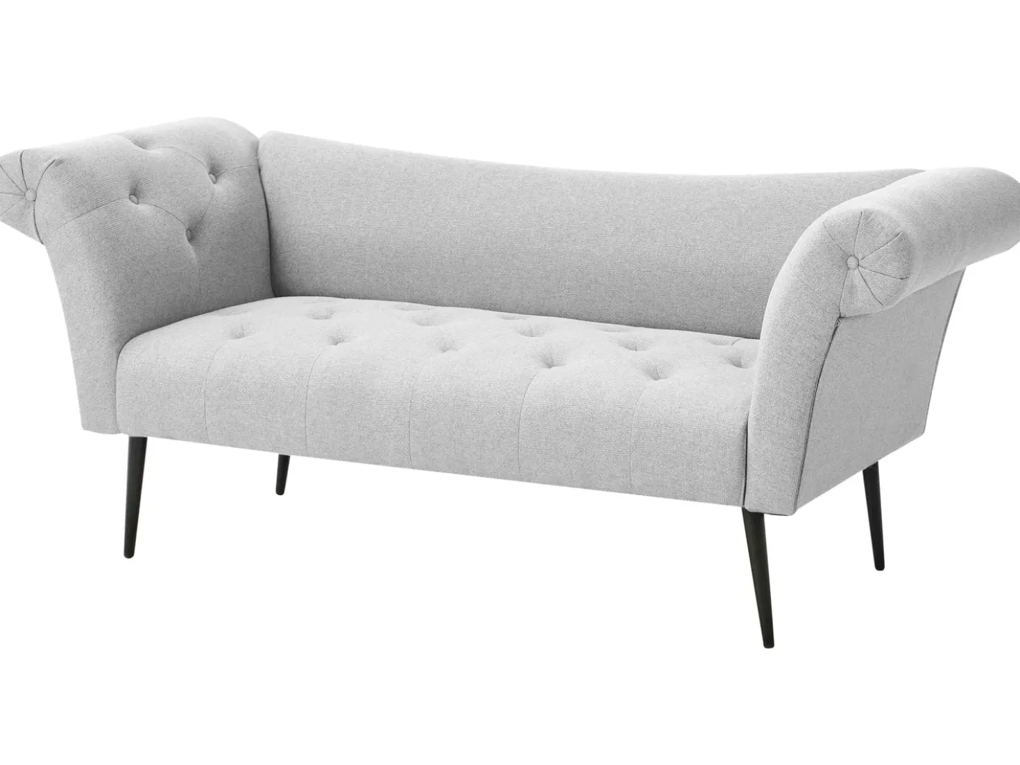 Chaise longue NANTILLY Tessuto Grigio chiaro