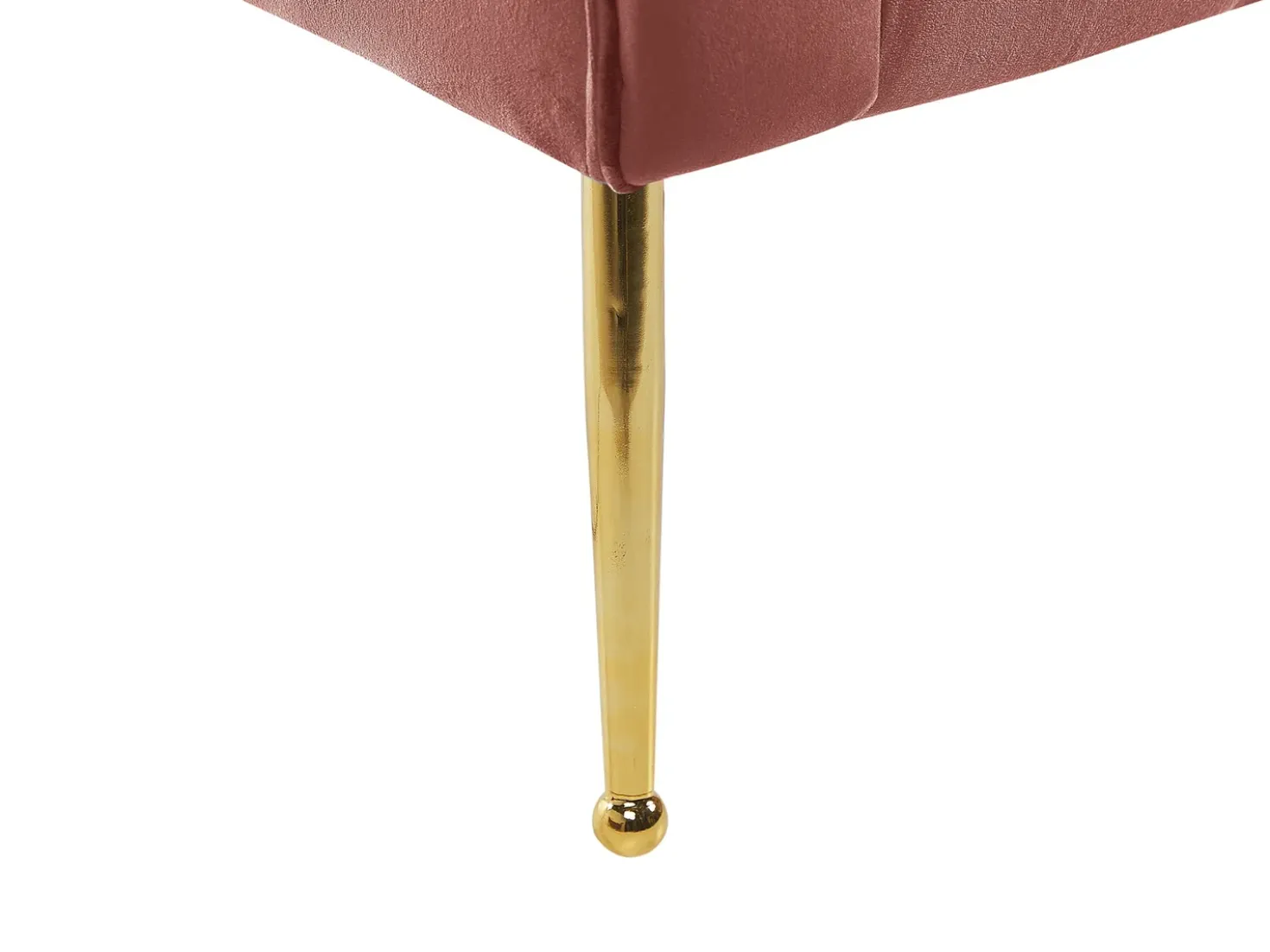 Chaise longue NANTILLY Velluto Rosa